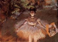 Degas, Edgar - Dancer On Stage with a Bouquet